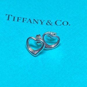 Tiffany & Co. Open heart earrings